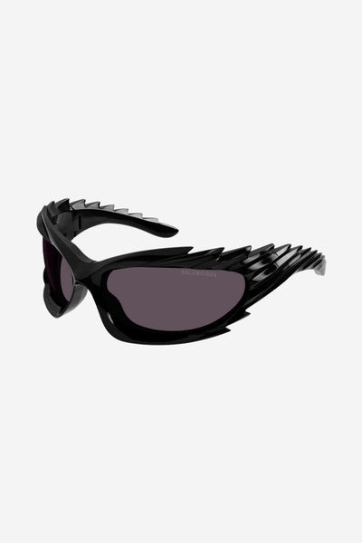 Balenciaga Spike rectangle sunglasses in black - Lux Studios
