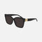 Balenciaga squared femenine black sunglasses with BB folding