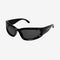 Balenciaga Swift BB0157s-001 black wrap around sunglasses