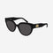Balenciaga ultra slim black sunglasses
