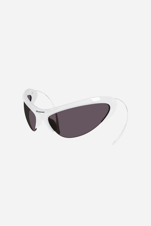 Balenciaga wire CAT white sunglasses - Lux Studios