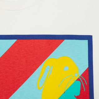 Bunny print cotton jersey T-shirt