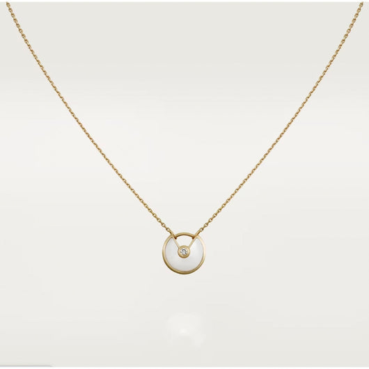AMULETTE ROSE GOLD MOP NECKLACE