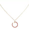 JUSTE NECKLACE GOLD RED DIAMONDS