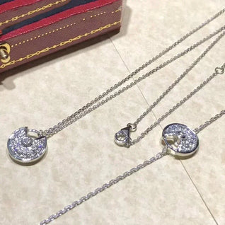 AMULETTE DIAMOND SILVER BRACELET