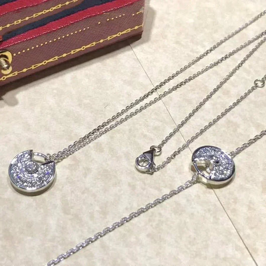 AMULETTE DIAMOND SILVER BRACELET