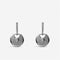 AMULETTE EARRINGS DIAMOND SILVER