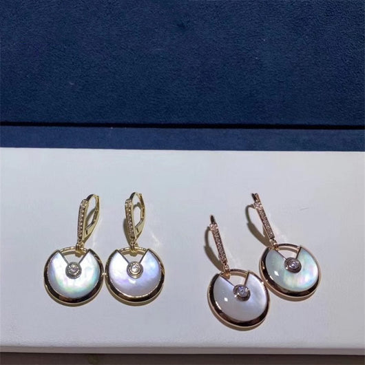 AMULETTE EARRINGS SMALL MOP GOLD