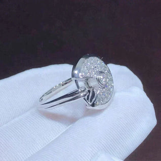AMULETTE RING SILVER FULL DIAMOND