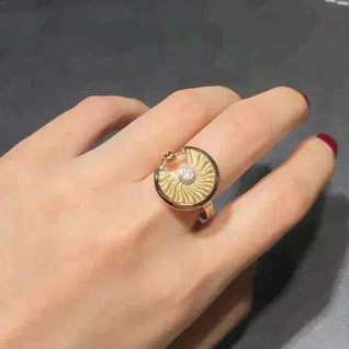 AMULETTE YELLOW RING GOLD DIAMOND