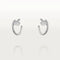 JUSTE EARRINGS 12.75MM SILVER DIAMOND