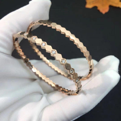 BEE LOVE ROSE GOLD DIAMOND BRACELET
