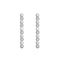 BEE LOVE SILVER DIAMOND LONG EARRINGS