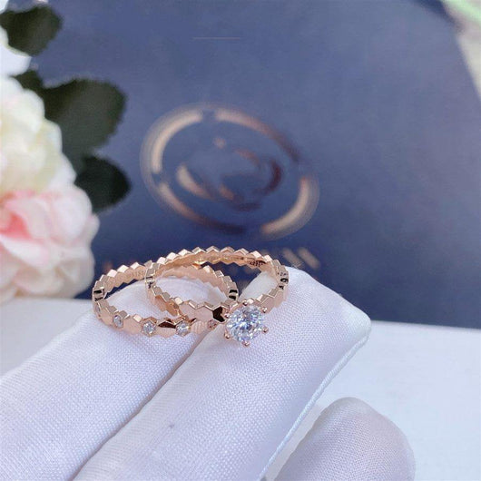 BEE LOVE RING ROSE GOLD 1 DIAMOND