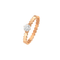 BEE LOVE RING ROSE GOLD 1 DIAMOND