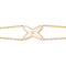 JEUX BRACELET WHITE MOP GOLD 1 DIAMOND
