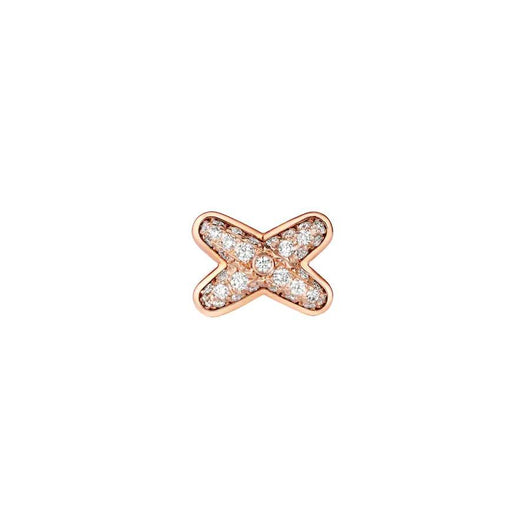 JEUX DE ROSE GOLD DIAMOND EARRINGS