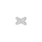 JEUX DE SILVER DIAMOND EARRINGS