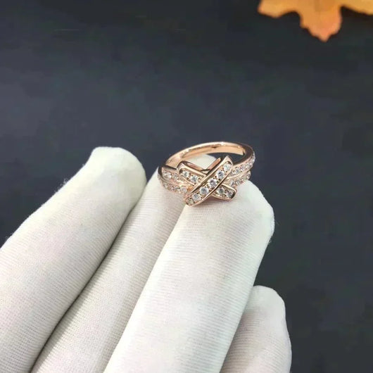 JEUX DE RING ROSE GOLD DIAMOND