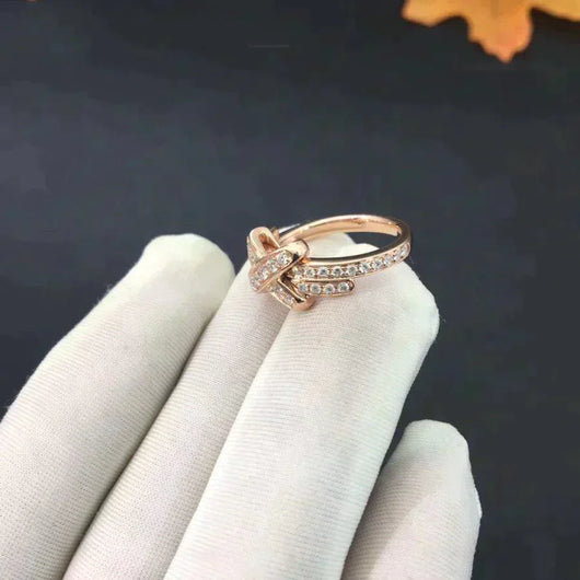 JEUX DE RING ROSE GOLD DIAMOND