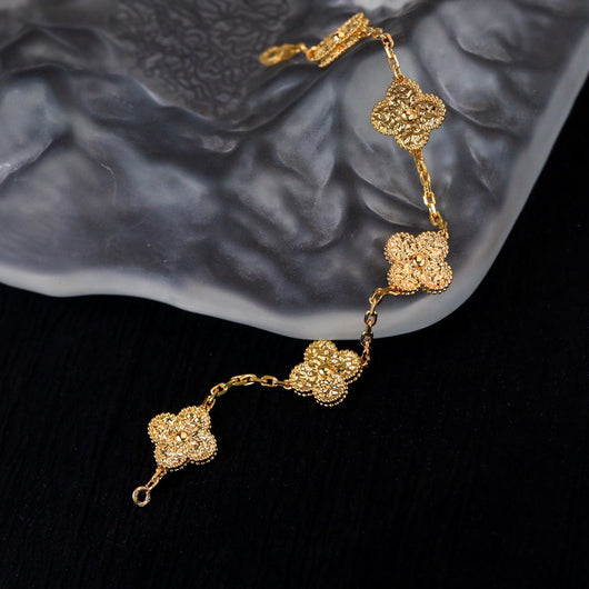 CLOVER 5 MOTIFS BRONZING BRACELET