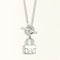 POP H PEDANT SILVER NECKLACE