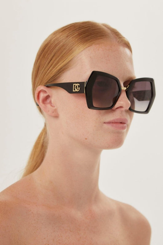 Dolce&Gabbana black butterfly sunglasses - Lux Studios