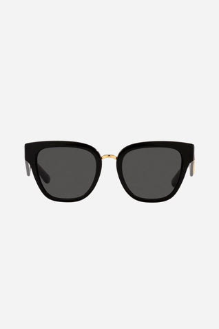 Dolce&Gabbana black cat-eye DG sunglasses