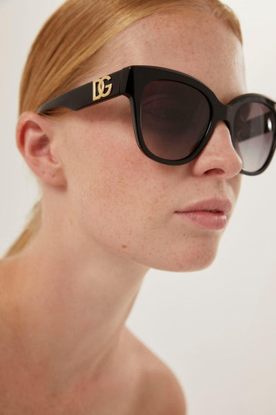 Dolce&Gabbana black cat eye sunglasses - Lux Studios