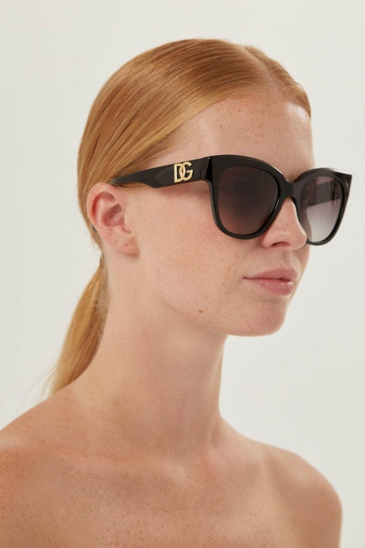 Dolce&Gabbana black cat eye sunglasses - Lux Studios