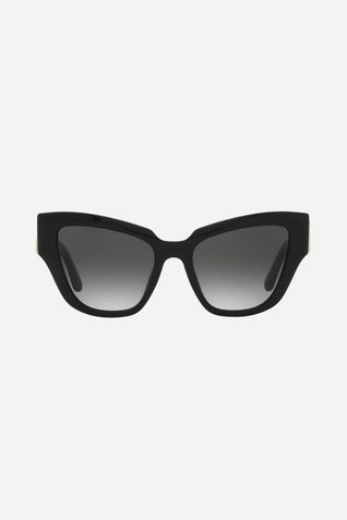 Dolce&Gabbana black cat eye sunglasses with DG logo