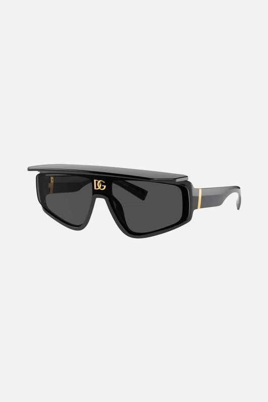 Dolce&Gabbana black mask featuring DG logo - Lux Studios