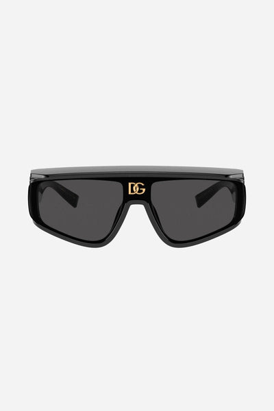 Dolce&Gabbana black mask featuring DG logo - Lux Studios