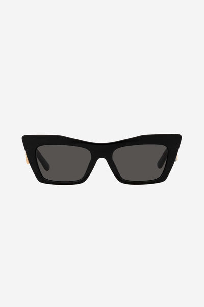 Dolce&Gabbana cat-eye black logo sunglasses - Lux Studios