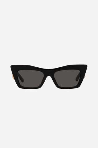 Dolce&Gabbana cat-eye black logo sunglasses