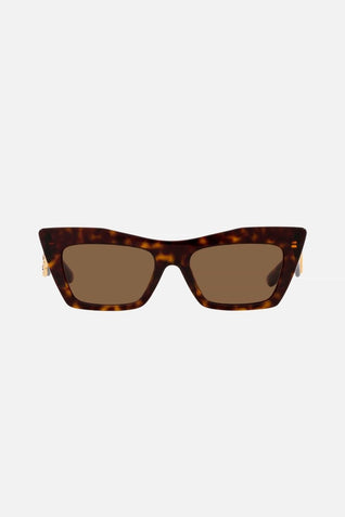 Dolce&Gabbana cat-eye havana logo sunglasses