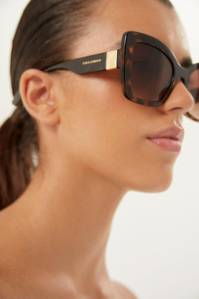 Dolce&Gabbana cat eye havana sunglasses - Lux Studios