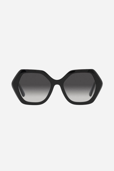 Dolce&Gabbana hexagonal black sunglasses - Lux Studios
