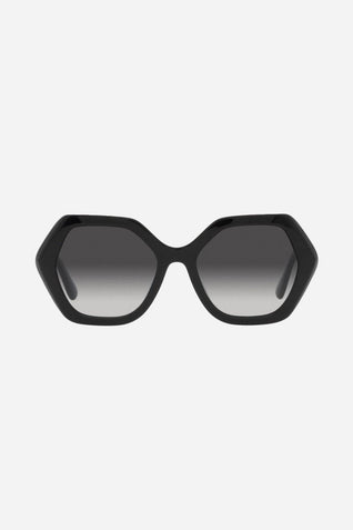 Dolce&Gabbana hexagonal black sunglasses
