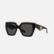 Dolce&Gabbana over black cat-eye sunglasses