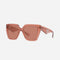 Dolce&Gabbana over nude cat-eye sunglasses