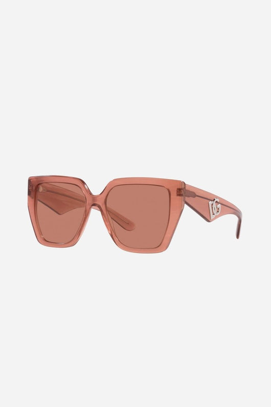 Dolce&Gabbana over nude cat-eye sunglasses - Lux Studios