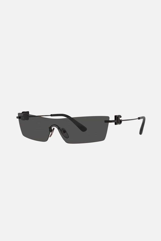 Dolce&Gabbana rimless grey sunglasses - Lux Studios