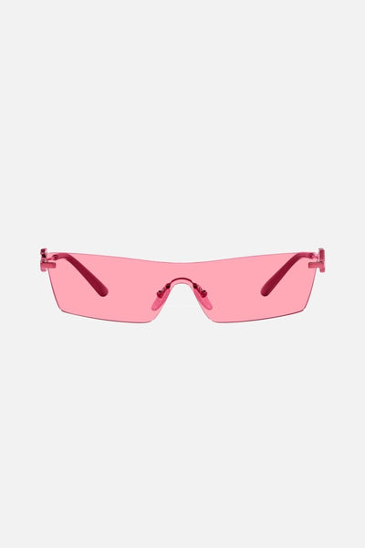 Dolce&Gabbana rimless pink sunglasses - Lux Studios