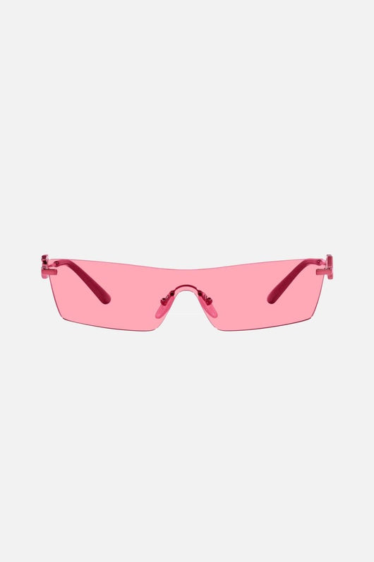 Dolce&Gabbana rimless pink sunglasses - Lux Studios