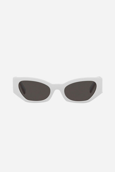 Dolce&Gabbana white cat-eye sunglasses - Lux Studios