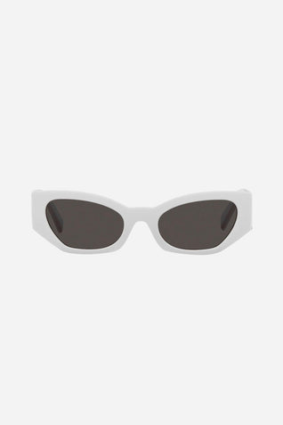 Dolce&Gabbana white cat-eye sunglasses