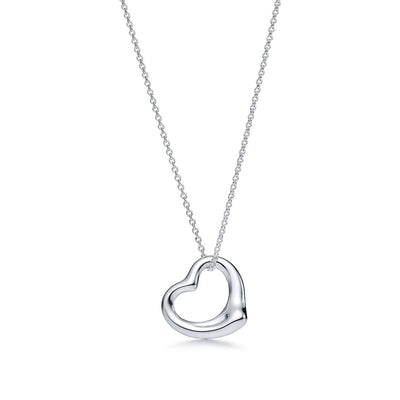 HEART NECKLACE PENDANT STERLING
