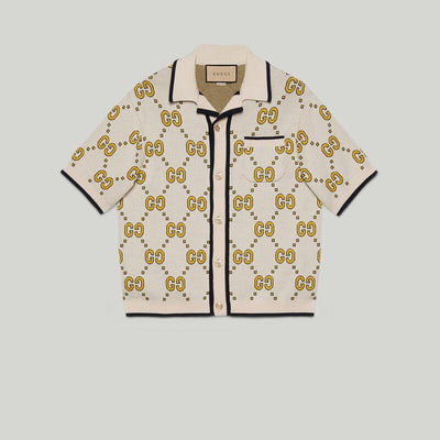 GG cotton bowling shirt - Lux Studios