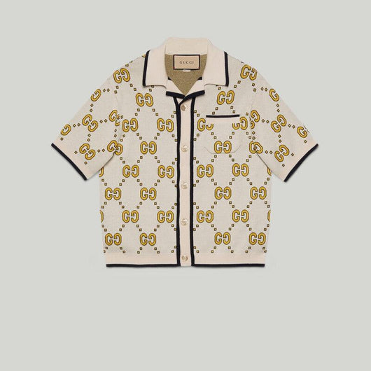 GG cotton bowling shirt - Lux Studios